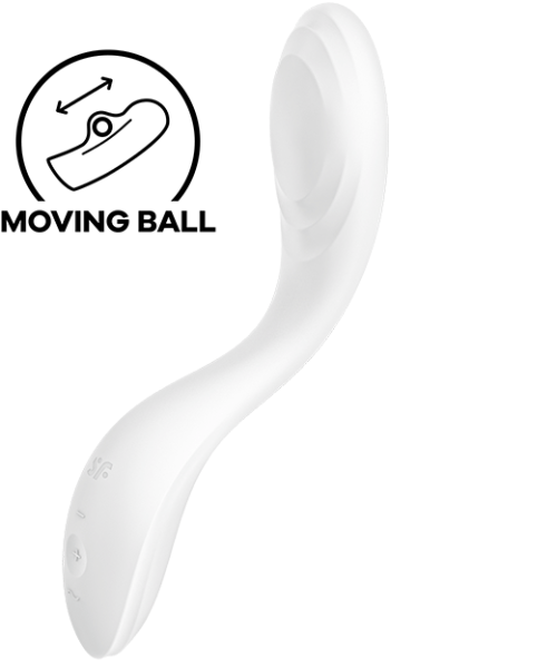 SATISFYER - RRROLLING PLEASURE GSPOT VIBRATOR WHITE