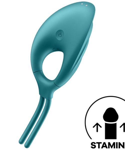 SATISFYER - SWORDSMAN RING VIBRATOR GREEN