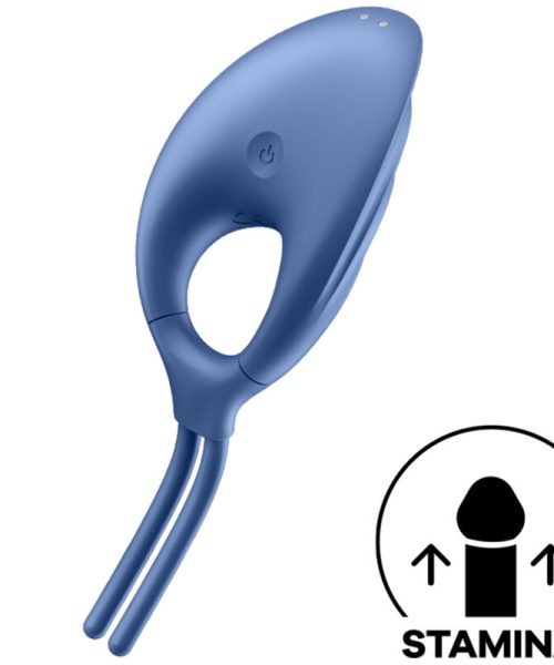SATISFYER - SWORDSMAN RING VIBRATOR BLUE