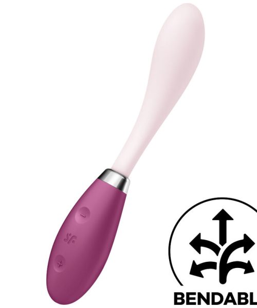 SATISFYER - G-SPOT FLEX 3 MULTI VIBRATOR RED