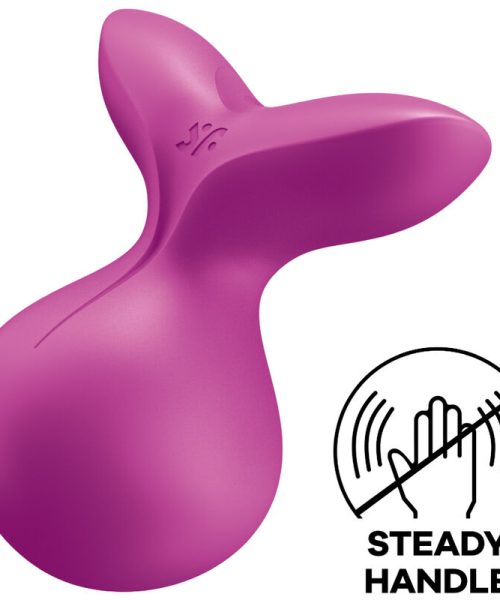 SATISFYER - VIVA LA VULVA 3 LAY-ON VIBRATOR VIOLET