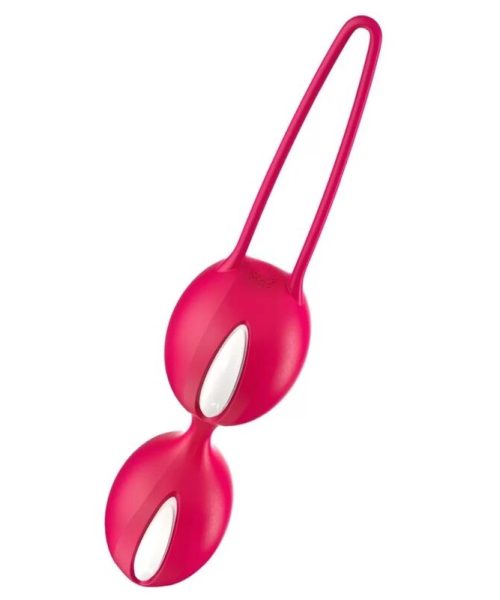 FUN FACTORY - SMARTBALLS DUO WHITE/INDIA RED