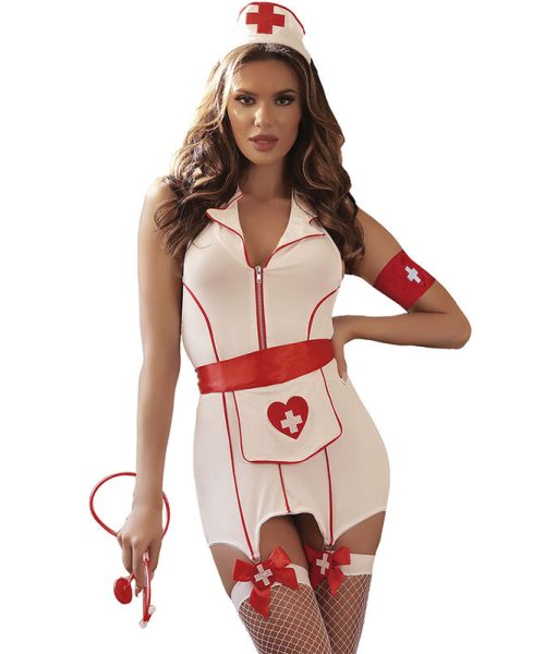 SUBBLIME - SEXY NURSE COSTUME DRESS S/M